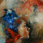 Grace Lin_Oil Painting_Figure_peace-of-mind