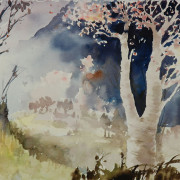 James Wu-Watercolor-Landscape